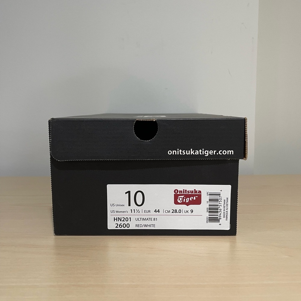 Onitsuka Tiger Black Shoe Box
